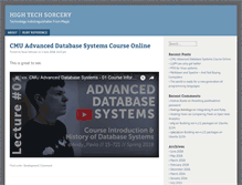 Tablet Screenshot of hightechsorcery.com